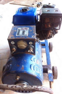 เครื่องปั่นไฟเชื่ิอมได้ ไดร์ 3 kw ของประเทศอังกฤษ เครื่องไทเกอร์ 11 hp พร้อมใช้งาน