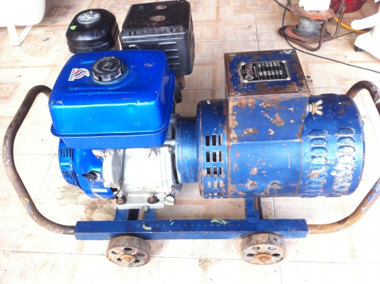 เครื่องปั่นไฟเชื่ิอมได้ ไดร์ 3 kw ของประเทศอังกฤษ เครื่องไทเกอร์ 11 hp พร้อมใช้งาน