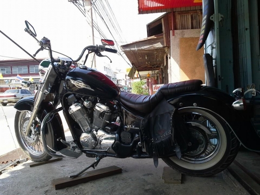 Re: ขาย Steed400 แต่ง หัวไกด์ ชุดบังโคลนเต็ม ชุบทั้งคัน Inv+สพม.