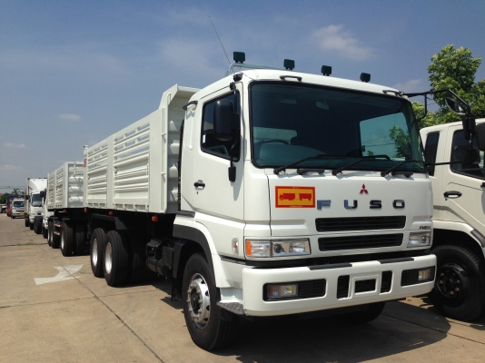 สิบล้อดั้มพ์ รุ่นFV51JKD พร้อมรถพ่วง 3 เพลา