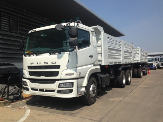 สิบล้อดั้มพ์ รุ่นFV51JKD พร้อมรถพ่วง 3 เพลา