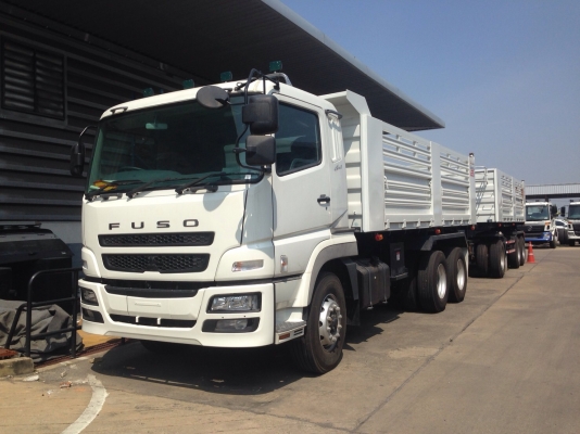 สิบล้อดั้มพ์ รุ่นFV51JKD พร้อมรถพ่วง 3 เพลา