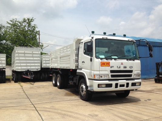 สิบล้อดั้มพ์ รุ่นFV51JKD พร้อมรถพ่วง 3 เพลา