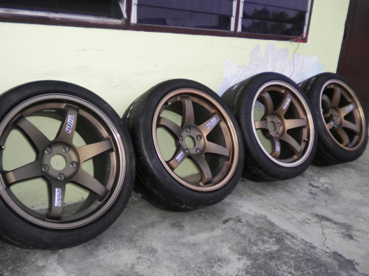 TE37 หน้า9หลัง10 พร้อมยาง