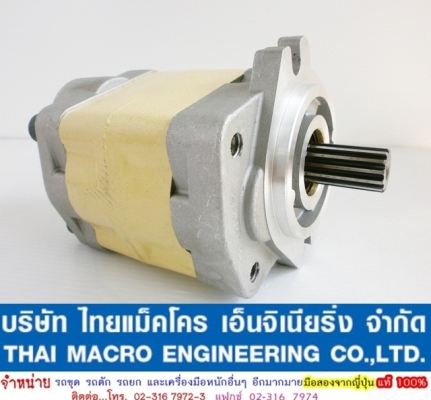 ปั๊มไฮดรอลิก รถบรรทุกติดเครน 3-5 ตัน #52L เสื้อหนา 72 mm ปั๊มหมุนซ้าย