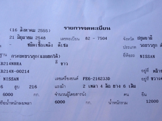 ขาย 6 ล้อ ดั้ม