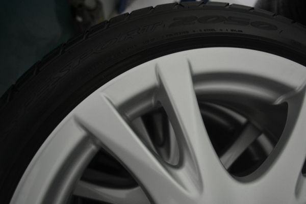 ขายล้อแม็ก Mazda 2 รุ่นท็อป ขอบ 16 พร้อมยาง ดันลอป 195/45/16 ปี12