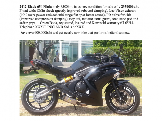 2012 Ninja 650