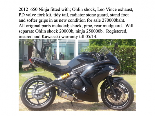 2012 Ninja 650