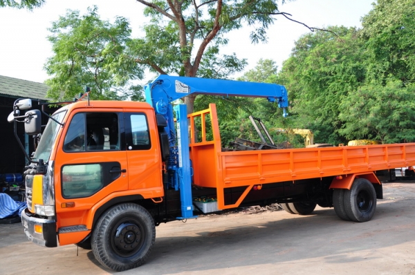 ขายรถ6ล้อนิสสันกระบะช่วงยาวติดเครนtadano3ตัน3ท่อนสวยมาก ติดต่อ0818799377