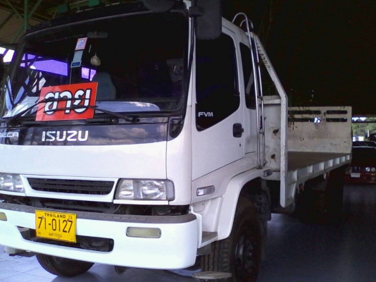 ฝากขาย 10ล้อisuzu fvm200แรง เพลาเดียวeuro2 กะบะพื้นเรียบ7.20mปี49