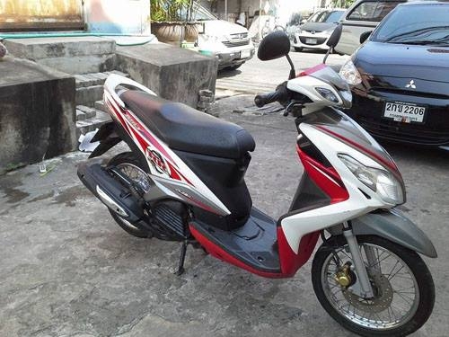 MIO 125 RR ปี 55 แดง ขาว รถบ้าน เครื่องแน่น ชุดสีสด เอกสารครบ ซื้อแล้วไม่ผิดหวังแน่นอนจ้า