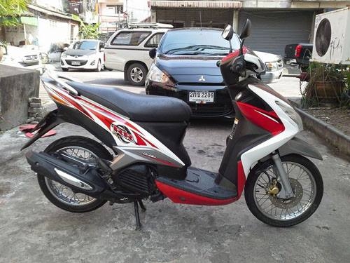 MIO 125 RR ปี 55 แดง ขาว รถบ้าน เครื่องแน่น ชุดสีสด เอกสารครบ ซื้อแล้วไม่ผิดหวังแน่นอนจ้า