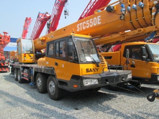 จำหน่ายรถเครน ยี่ห้อ SANY 55 ตัน ตัวใหม่ล่าสุดป้อมขวา + จิ๊ปใต้ท้อง+ประตูสไลด์