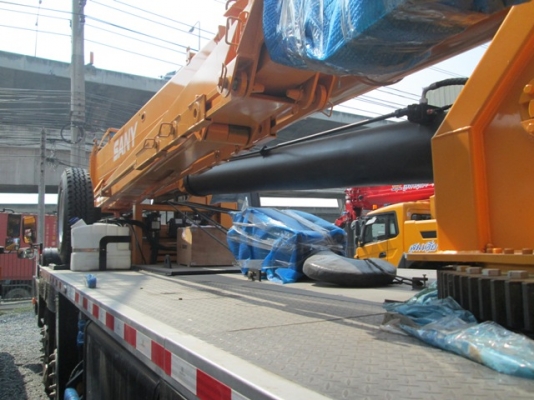 จำหน่ายรถเครน ยี่ห้อ SANY 55 ตัน ตัวใหม่ล่าสุดป้อมขวา + จิ๊ปใต้ท้อง+ประตูสไลด์