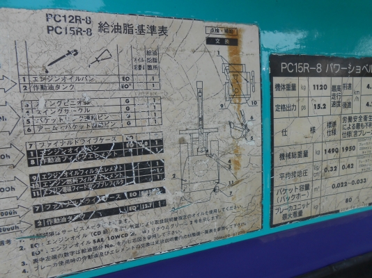 ขายรถขุดขนาดเล็ก KOMUTSU PC15R-8  รุ่น 8