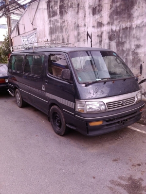 ขายรถตู้toyotaหัวจรวดปี95ทะเบียนเต็มพร้อมโอนราคา85000บาท