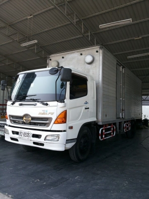 ขาย HINO FG ปี 2546/ 210 แรงม้า ตู้แห้ง 3 บาน ยาว 7.20 เมตร สภาพสวย พร้อมรับงาน สนใจโทร 081-4825911 คุณ พิมพ์ใจ  058-0097969 คุณ รุ่ง