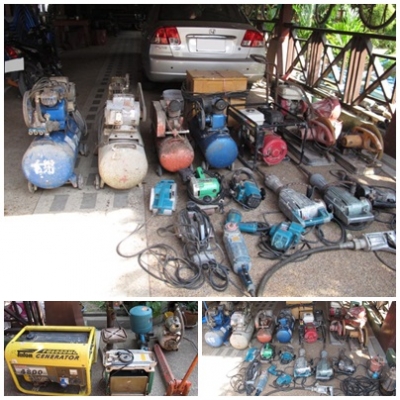 อุปกรณ์เครื่องมือช่าง-เครื่องใช้ไฟฟ้า 28 รายการ มูลค่าหลายแสนบาท ขายเพื่อเลิกกิจการ