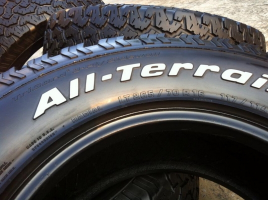 ขายยาง BF Goodrich Allterrain 265 70 r16