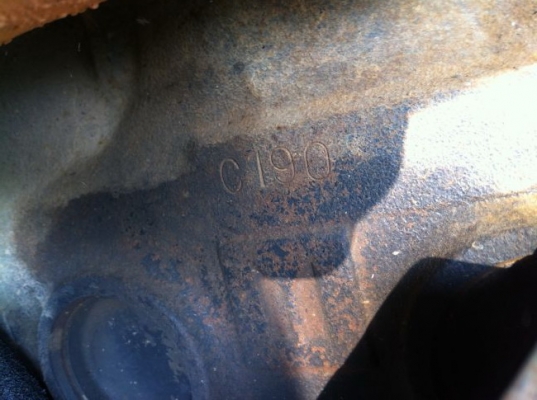 เครื่อง ISUZU C190