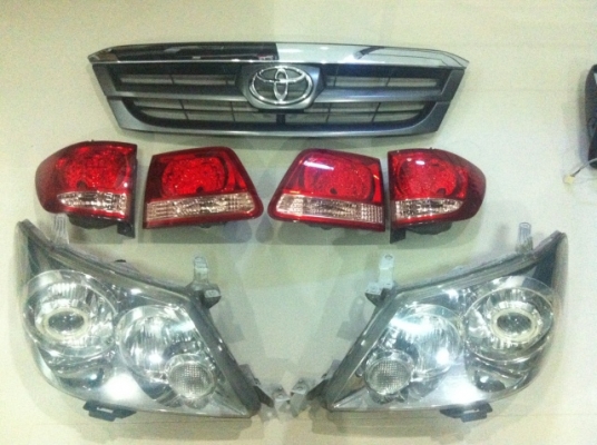 ขายหน้าจูน ไฟหน้าโปรเจคเตอร์ กระจังหน้า ไฟท้าย กระจกข้างไฟฟ้า ของFortunner