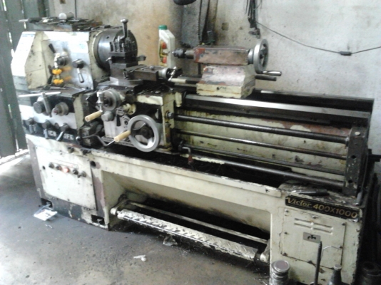 ขายเครื่องกลึง 6 ฟุต VICTOR นิ้วมิลไม่ต้องเปียน
