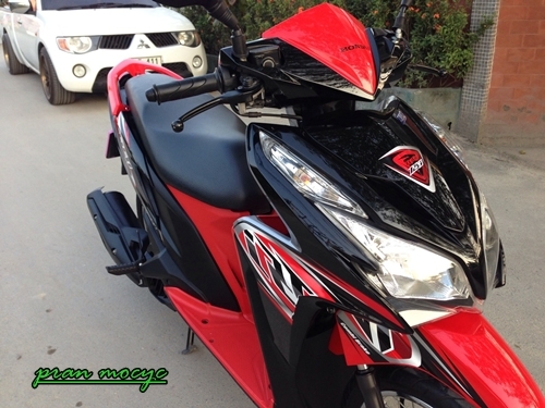 ขายHonda Click combi brake สีดำเเดง ปี2013 ขายHonda Click combi brake สีดำเเดง ปี2013