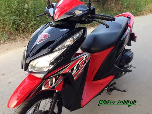 ขายHonda Click combi brake สีดำเเดง ปี2013 ขายHonda Click combi brake สีดำเเดง ปี2013