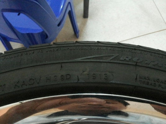 ล้อแม็ก AF ขอบ 18 พร้อม ยางปี2013