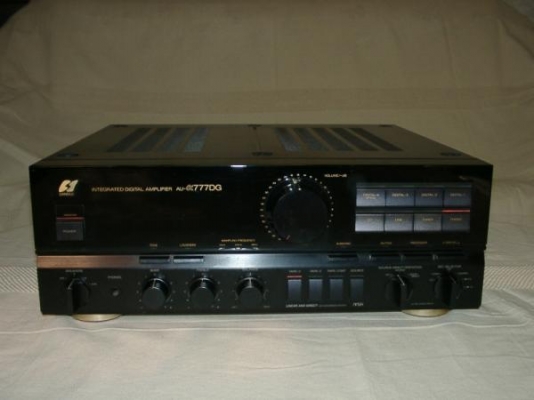 sansui au 777 dgสภาพดีไช้ไฟ100Vแปลงเป็น220vแล้ว
