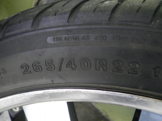 แม็ก22 ยาง265/40/22ปี11