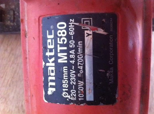 เลื่อยวงเดือน maktec mt580 สภาพใหม่ ราคาถูกมาก