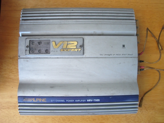 Alpine V12Expert MRV-T505 2/1Channel Serial No.R70916853A