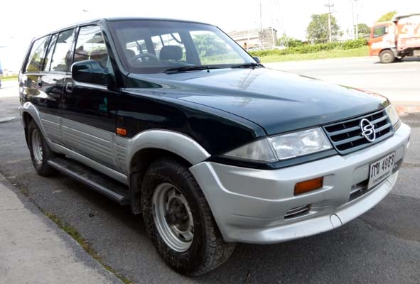 ขาย MUSSO SSANGYONG 620EL ปี2000 สีทูโทน เขียวเทา