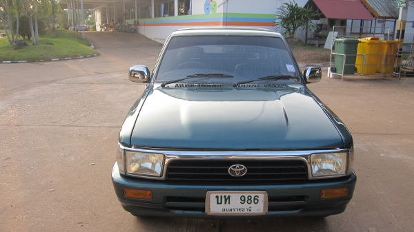 ขายรถกระบะไมตี้เอ็กโปร่งหน้า/หลังตาเต็ม+พวงมาลัยพาเวอร์...เครื่องดีไม่ไอไม่จามสภาพพร้อมใช้งาน.... เอกสารพร้อมโอน+ภาษีขาดมิุถุนายน57.....รถปี1991 บอดี้ปี1997โปร่งหน้า/หลังตาเต็ม+สีเขียวสวยๆ+ยางดีทั้ง4เส้น+แอร์เย็นจัด+ชีดี+MP3+แม๊กไลเนอน์ใหม่+ล้อแม็ก รถสภาพ