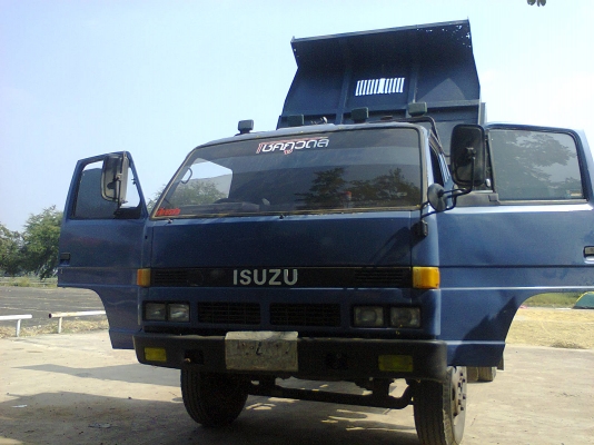 ขายหกล้อดั้มพ์อีซูสุ NPR59LU 115 ดั้มพ์สามมิตร F หน้า-หลัง แอร์เย็น