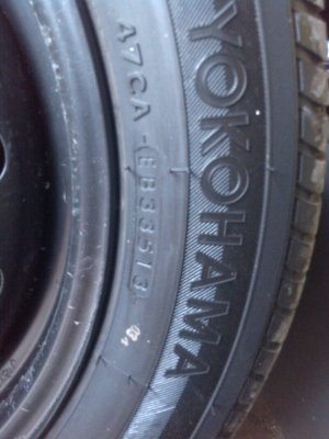 ขายยาง YOKOHAMA ขอบ 15 ยางมือ 1 ถอดจากป้ายแดง