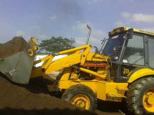 JCB3cx Sitemaster 4WD บุ้งกี้หน้าอ้าได้ แขนหลังยืด