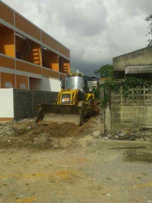 JCB3cx Sitemaster 4WD บุ้งกี้หน้าอ้าได้ แขนหลังยืด