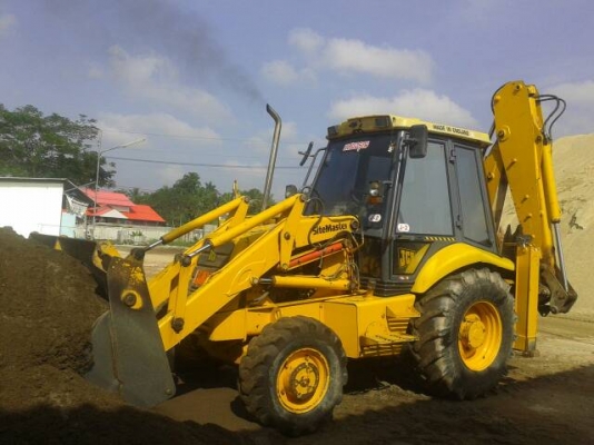 JCB3cx Sitemaster 4WD บุ้งกี้หน้าอ้าได้ แขนหลังยืด