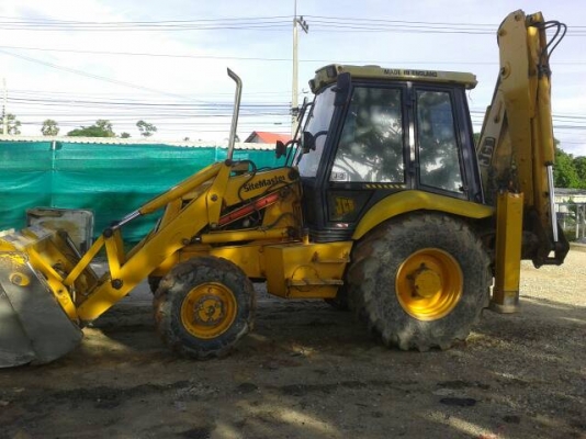 JCB3cx Sitemaster 4WD บุ้งกี้หน้าอ้าได้ แขนหลังยืด