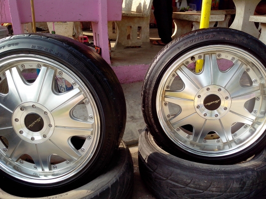 ขายแม็vipๅ17มือสองพร้อมยาง4รู100/113