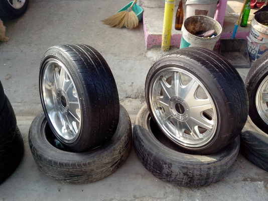 ขายแม็vipๅ17มือสองพร้อมยาง4รู100/113