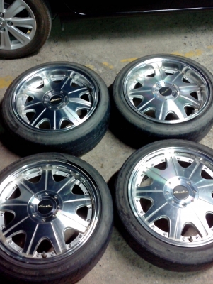 ขายแม็vipๅ17มือสองพร้อมยาง4รู100/113