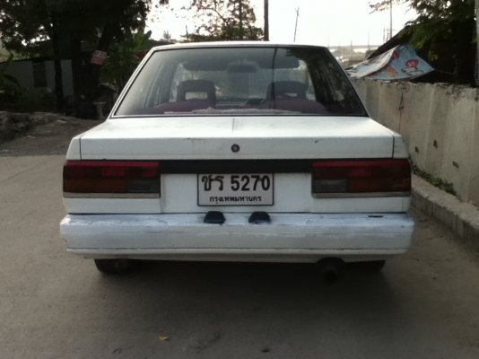 อยากขายๆๆๆ Nissan Sentra B12 สีขาว พาวเวอร์ แก๊ส LPG ราคา 25,000 บ