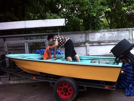 ขายด่วน เรือไฟเบอร 12ฟุต