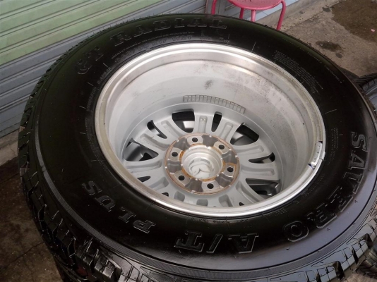 ขายเเม๊กพร้อมยาง มาสดร้า 265-65-17 ยางปี 2010