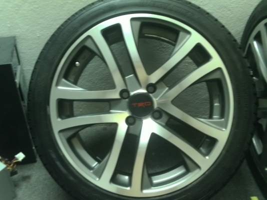 ขายล้อแม็ก VIOS TRD SPORTIVO ขอบ 17 4 รู 100