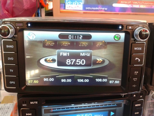 ขายวิทยุ2DIN 6.5นิ้วจอสัมผัสเล่นDVD CD VCD USB SDการ์ด บลูทูธ 4200บาท